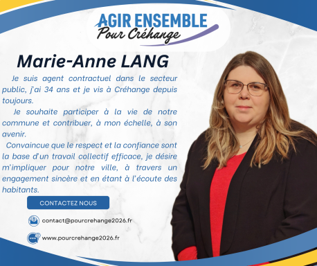 Marie-Anne LANG Marie-Anne LANG